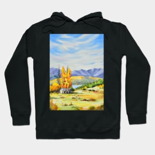 Old farm shed, Wanaka, New Zealand Hoodie